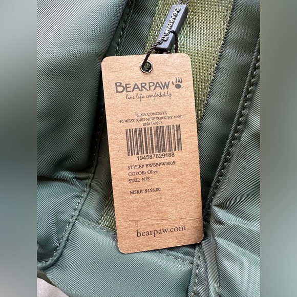BEARPAW Flap Backpack New Olive Green - Picture 6 of 10